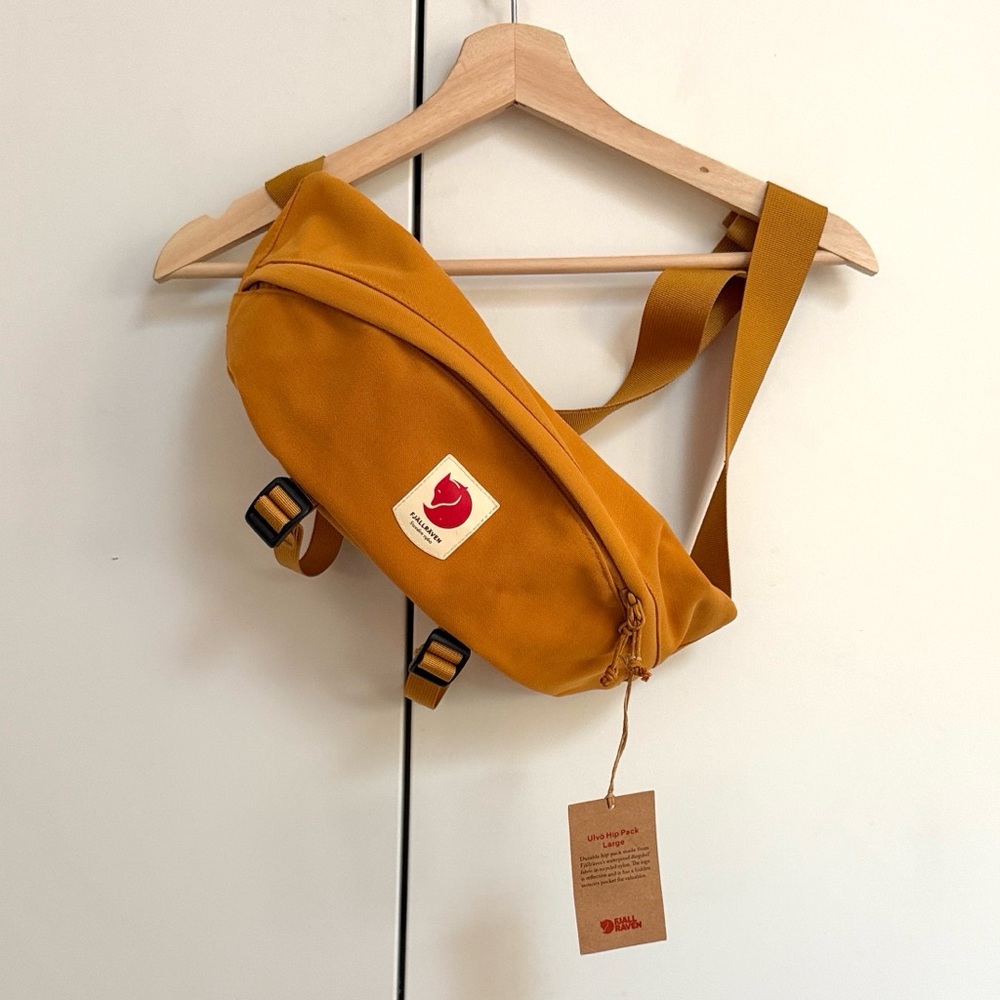 Fjallraven Mustard Yellow Crossbody Bag